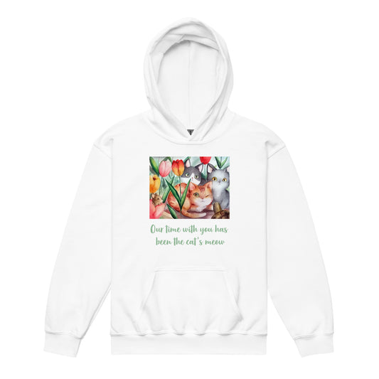 Cat's Don't Like Baths "Spring Collection" by Lulu Edge Youth Heavy Blend Hoodie