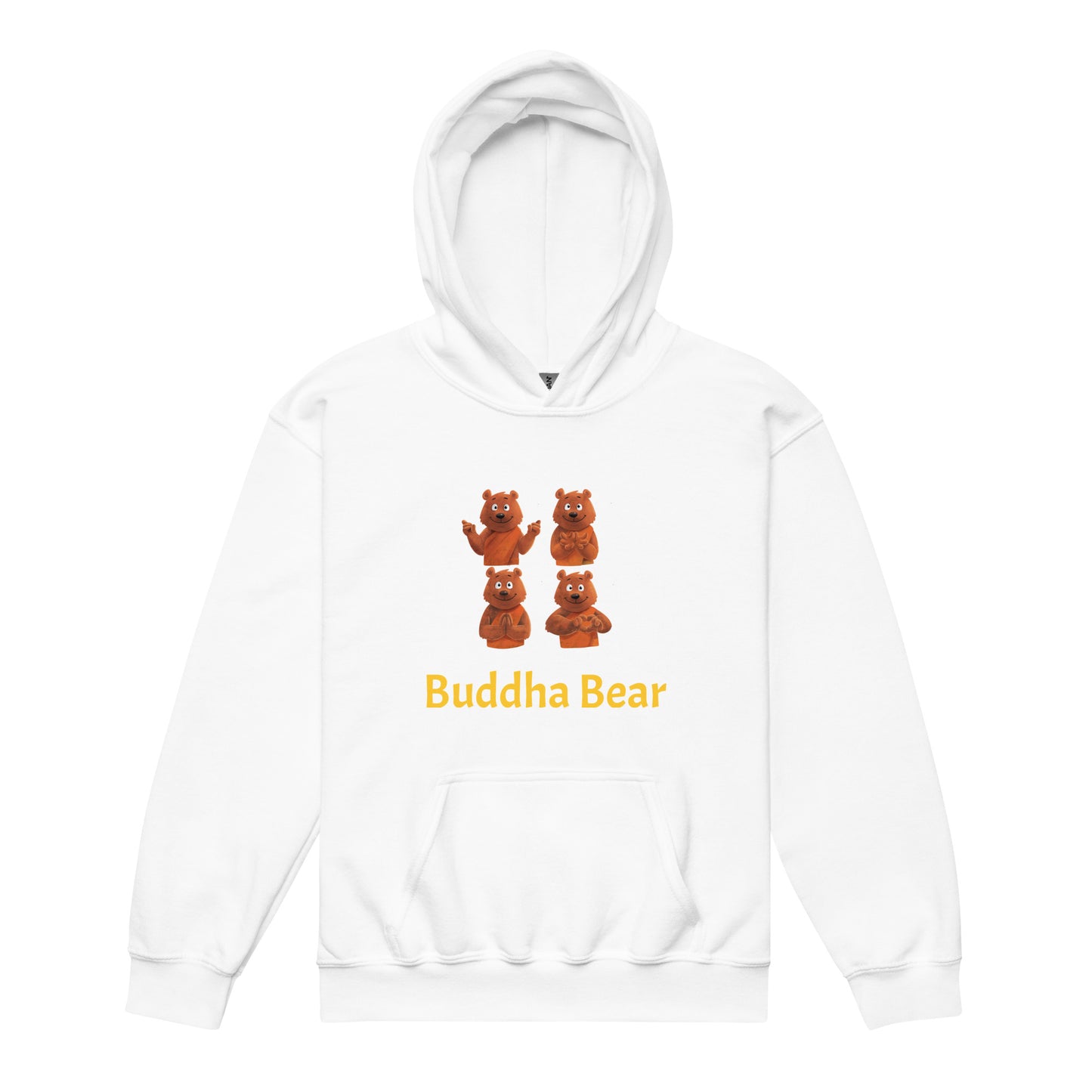 Buddha Bear "Zen Collection" by Lulu Edge Youth Heavy Blend Hoodie