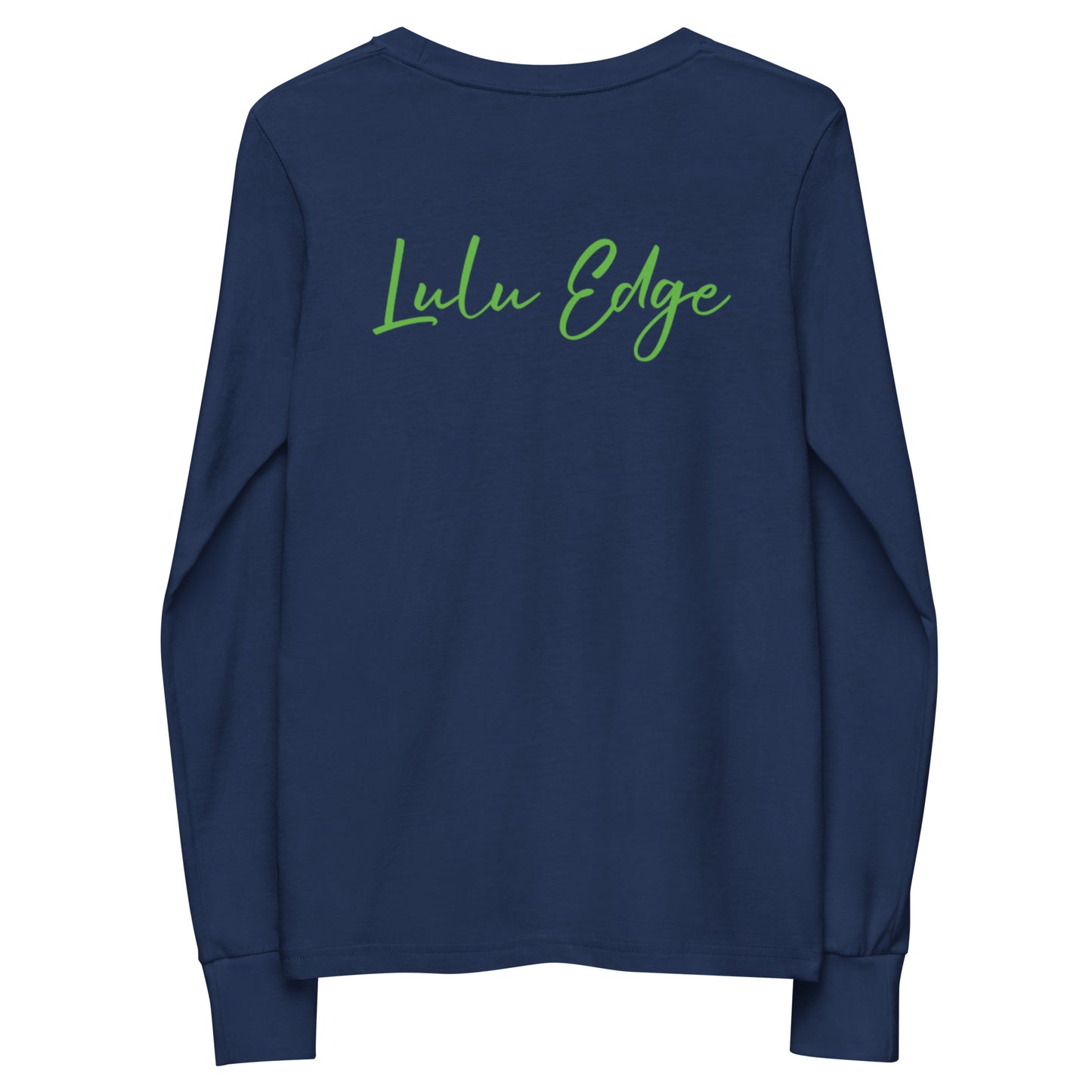 Kawaii Coloring Book "Frog Collection" by Lulu Edge Youth Long Sleeve Tee