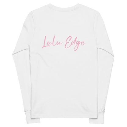 Kawaii Coloring Book "Frog Collection" by Lulu Edge Youth Long Sleeve Tee