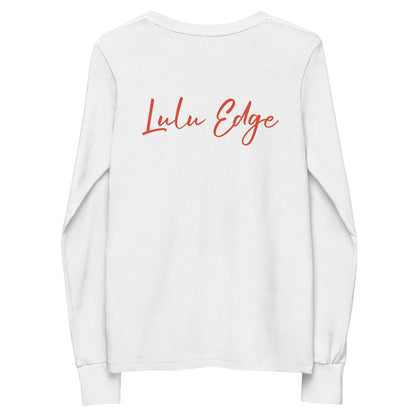 Kawaii Coloring Book "Farm Collection" by Lulu Edge Youth Long Sleeve Tee