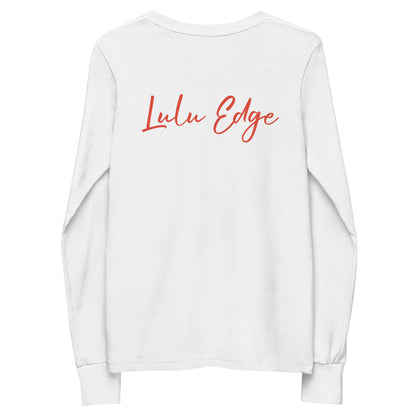 Kawaii Coloring Book "Farm Collection" by Lulu Edge Youth Long Sleeve Tee