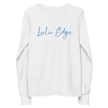 Kawaii Coloring Book "Farm Collection" by Lulu Edge Youth Long Sleeve Tee