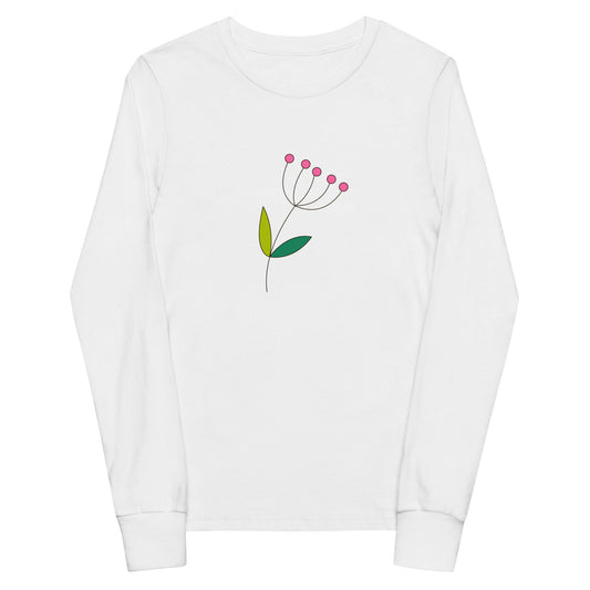 Kawaii Coloring Book "Frog Collection" by Lulu Edge Youth Long Sleeve Tee