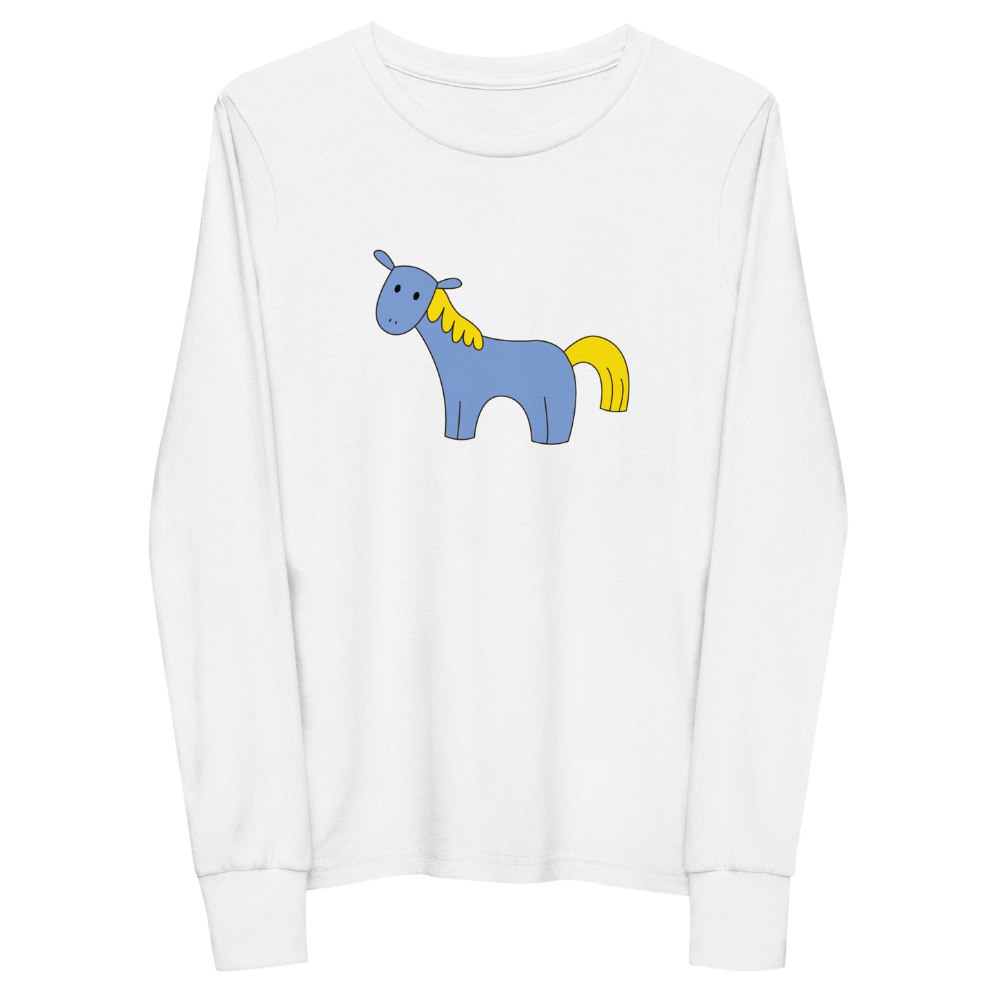 Kawaii Coloring Book "Farm Collection" by Lulu Edge Youth Long Sleeve Tee